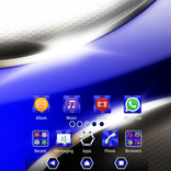 Metallic Steel Blue XZ Theme