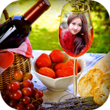 Wine Glass Photo Frames