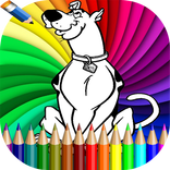 Coloring Book For Scooby Dog