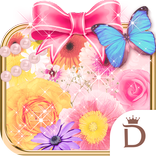 Kawaii Widget girly flowers