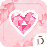 Kawai Widget pink heart