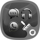 Black Silver - Solo Launcher Theme
