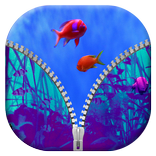 Aquarium Zipper Lock Screen