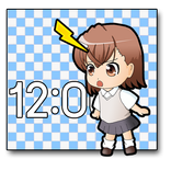 Chibi Biribiri Clock Widget