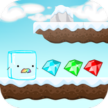 Melting geometrical: ice block