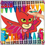 Coloring Pages for PJ Hero Masks games free