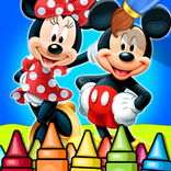 Coloring for Mickey Mouse - Minnie Mouse
