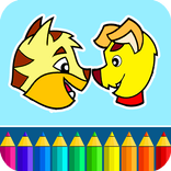 Cats & Dogs coloring game
