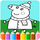 ”How To Color peppa pig  (coloring pages)
