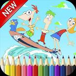 Phineas And Ferb Coloring Book