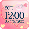Liebe Wetter Uhr Widget APK