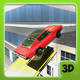 Roof Jumping Car Parking Stunt