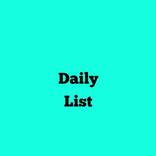 Daily List:List Day Activity