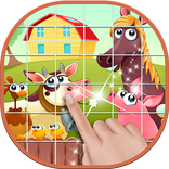 ”Kids Tile Puzzle - Kids cartoon animal Puzzle