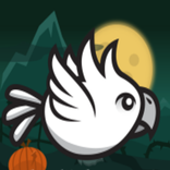 White Parrot - Flying