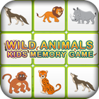kids Memory Games-Wild Animals icon
