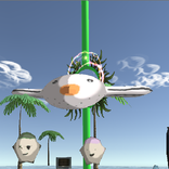 Flappy sea bird 3D
