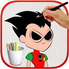 How to draw - Titans Go 2017 icon