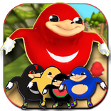 Uganda Knuckles MEME RUN 3D (DO YOU KNOW THE WAY)