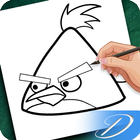 How to Draw Angry Birds icon