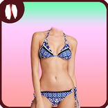Bikini girl photo suit