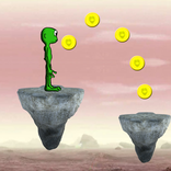 The green alien dance game