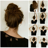 Łatwe włosy updos