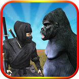 Ninja Vs Apes: Ninja Survival Game 2018