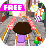subway dora city run : collect candies