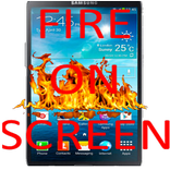 Realistic Fire on Screen Joke