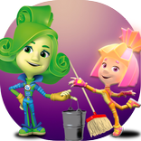 🎮 Fixies house cleaning - Фиксики