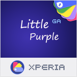 LITTLE™ XPERIA Theme | Purple