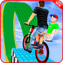 acrobacias de ciclismo super papá BMX APK