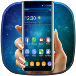 Galaxy Blue Star Universe Edge Theme