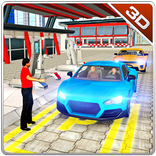auto tankstation parkeerplaats