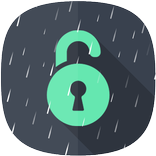Live Rain Lock Screen LockWiz