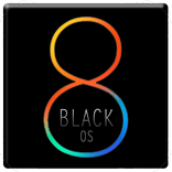 launcher for iphone 8 black