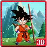 Super Goku Saiyan Fighting Hero Run