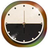 Wood Clock Widget