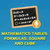 Maths: Tables, Formulas, Squ.. APK