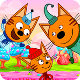Three cats:cars adventure