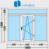 Diseñador de puerta y ventana