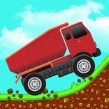 Racing in Hill Truck