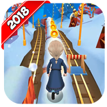 Frozen Subway Ice princess : Run in Snow land