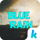 Blue Rain Keyboard Theme Kika