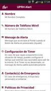 UPRH Alert screenshot 2