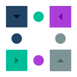 Colored squares game
