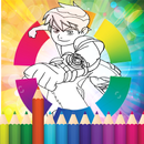 coloring ben ten games APK