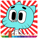 coloring gumball games APK