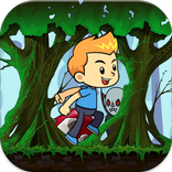 Lost Boy in wood